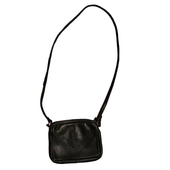 HARLEY DAVIDSON HD CROSSBODY LEATHER PURSE BLACK STUDDED SMALL - Picture 4 of 9